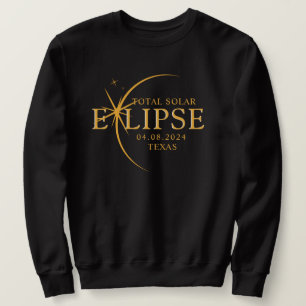 Moletom Estado Personalizado Moderno 2024 Eclipse Solar To