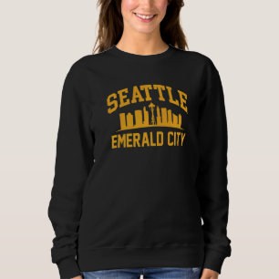Moletom Estado Verde Seattle Cidade Esmeralda Lar