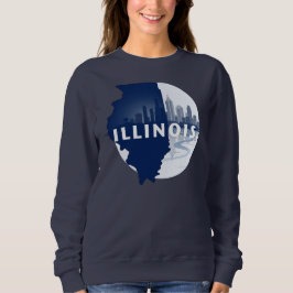 Moletom Estados Unidos da América do Illinois
