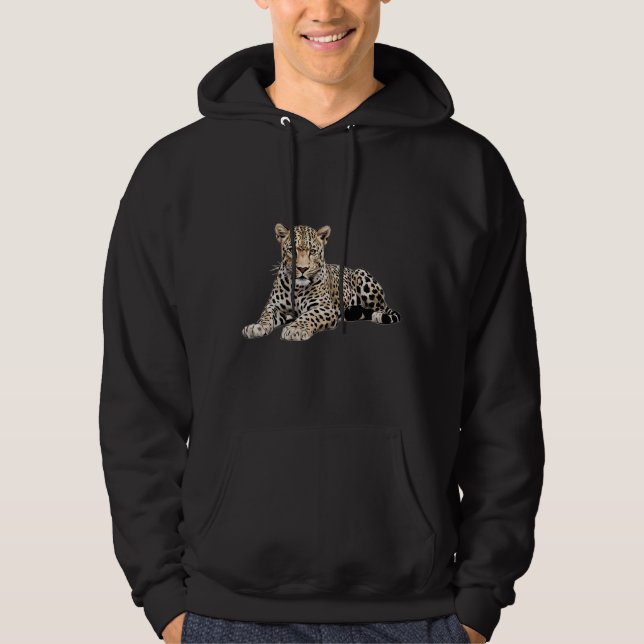 Moletom estampa de leopardo (Frente)