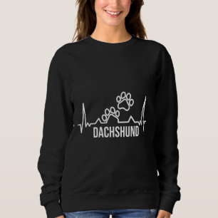 Moletom Estampas De Cães De Dachshund Para Mulheres