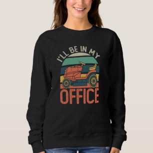 Moletom Estarei No Meu Office Lawn Mower Landscaper