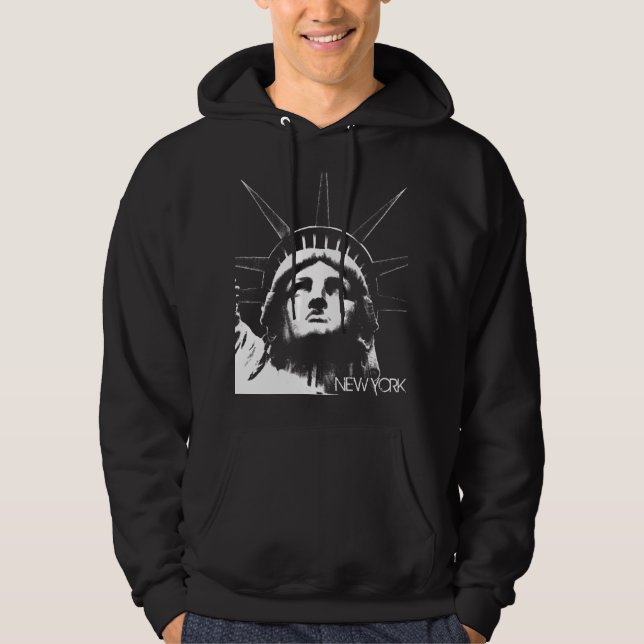 Moletom Estátua da Liberdade Hoodie Legal NY Shirt Souveni (Frente)