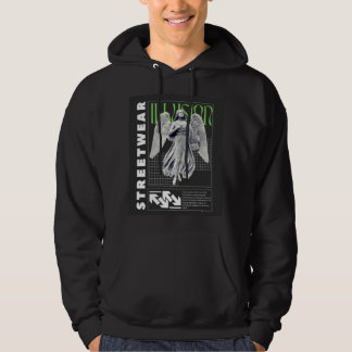 Moletom Estátua de Anjo Urbano Ilusão Streetwear Masculino