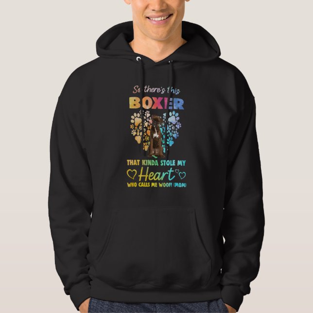 Moletom Este Boxer Que Me Chama De Woof (Mãe) (Frente)