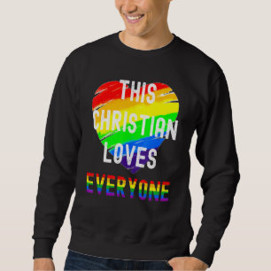Moletom Este Cristão Ama Todos Inclusive Lgbt G