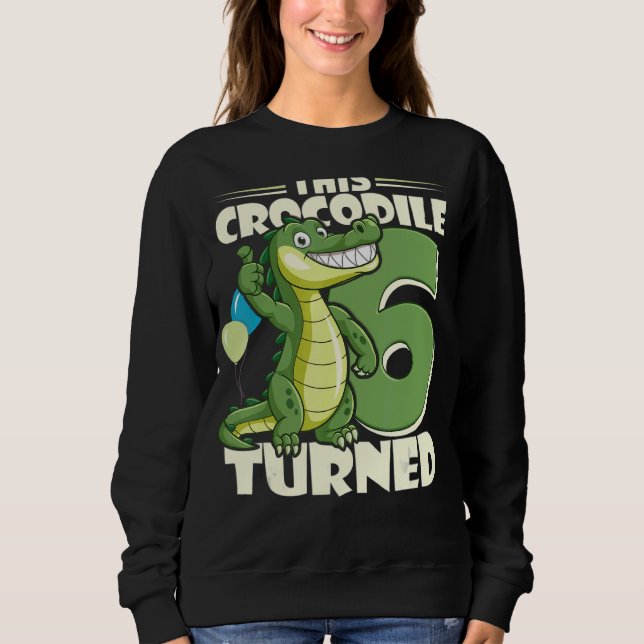 Moletom Este Crocodilo Transformou-Se Em Um Garoto De 6 An (Frente)