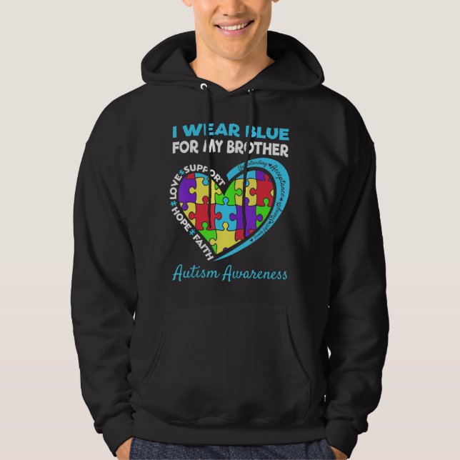 Moletom Este design de Consciência Autismo é para aqueles  (Frente)