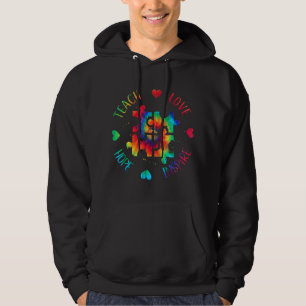 Moletom Este Design De Consciência Autismo Possui Um Cora