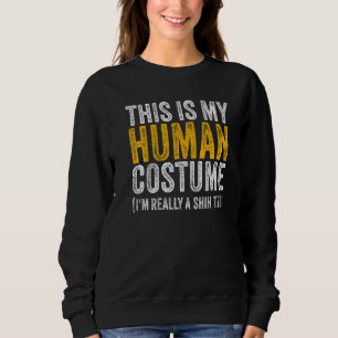 MOLETOM ESTE É MEU DISFARCE DE HUMANO, EU SOU REALMENTE UM