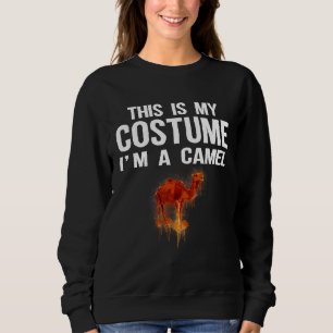 Moletom Este É Meu Disfarce Eu Sou Um Camelo Cute Hallowe