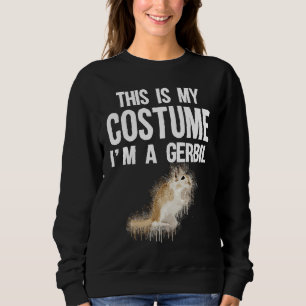Moletom Este É Meu Disfarce Eu Sou Um Gerbil Cute Hallowe