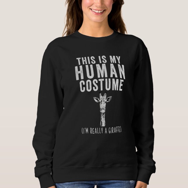 Moletom Este É Meu Disfarce Humano Eu Sou Realmente Uma Gi (Frente)