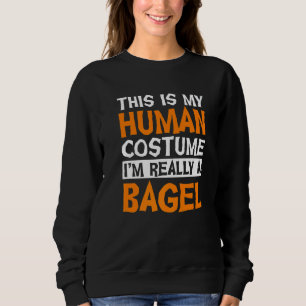 Moletom Este É Meu Disfarce Humano Na Verdade Sou Um Bagel
