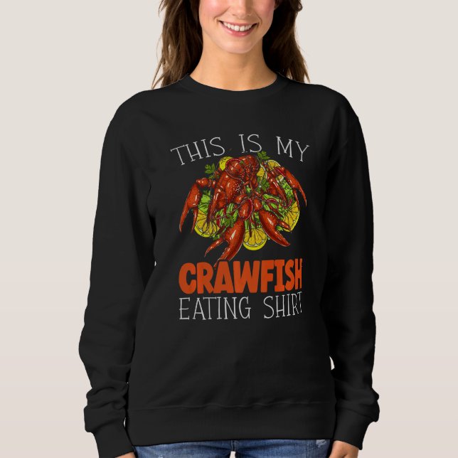 Moletom Este É Meu Peixe-Aranha Comendo Crayfish Cajun Fes (Frente)