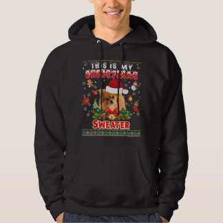 Moletom Este É O Meu Cachorro Pomeraniano De Natal Ugly M
