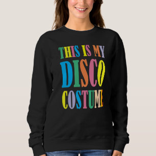 Moletom Este é o meu Disco Costume Disco 70s, 80s - Versão