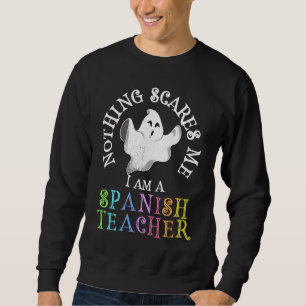 Moletom Este é o meu disfarce de ESPANHOL ASSOMBRADO Não M