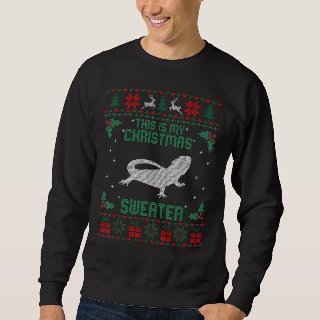 Moletom Este É O Meu Dragão De Maçã De Natal (Frente)