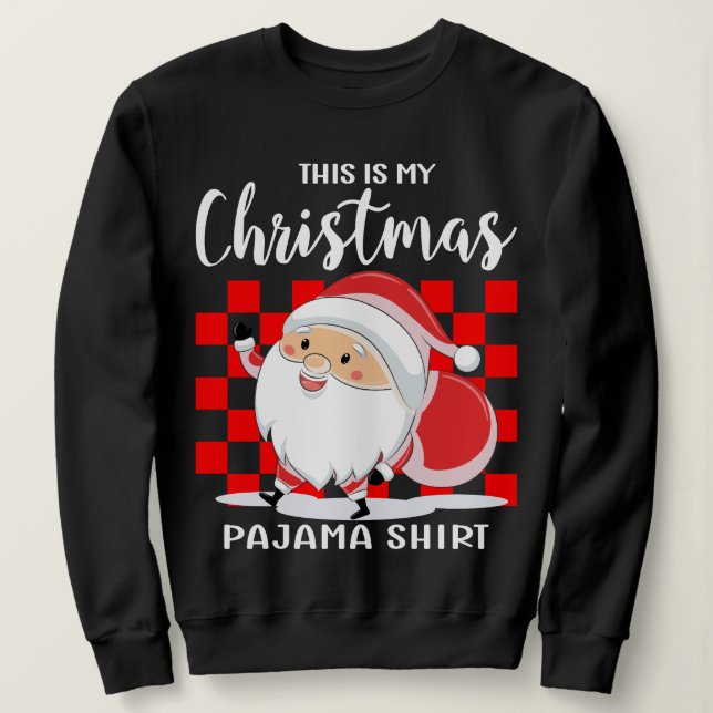 Moletom Este é o meu Natal Pajama (Frente do Design)