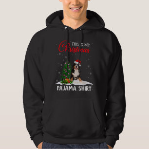 Moletom Este É O Meu Natal Pajama Bernese Mountain Xmas