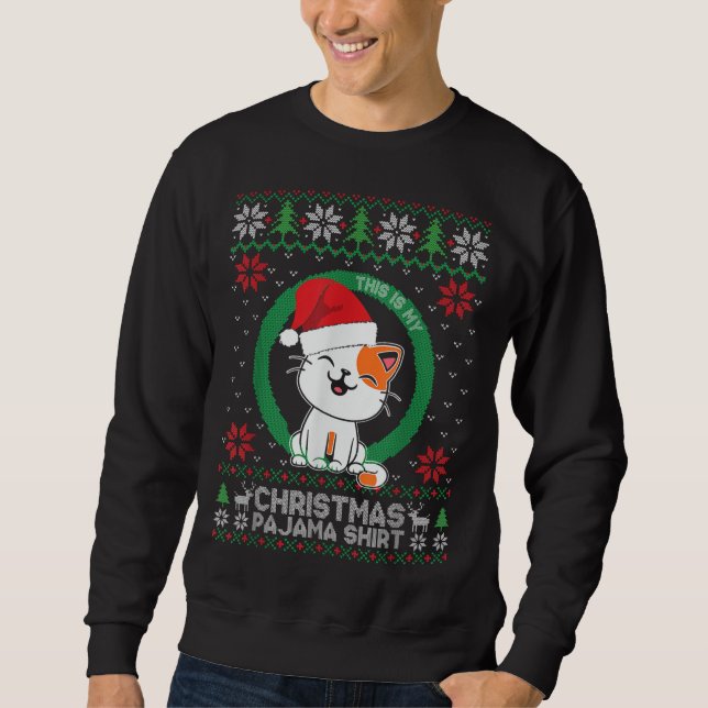 Moletom Este é o meu pijama de natal... (Frente)