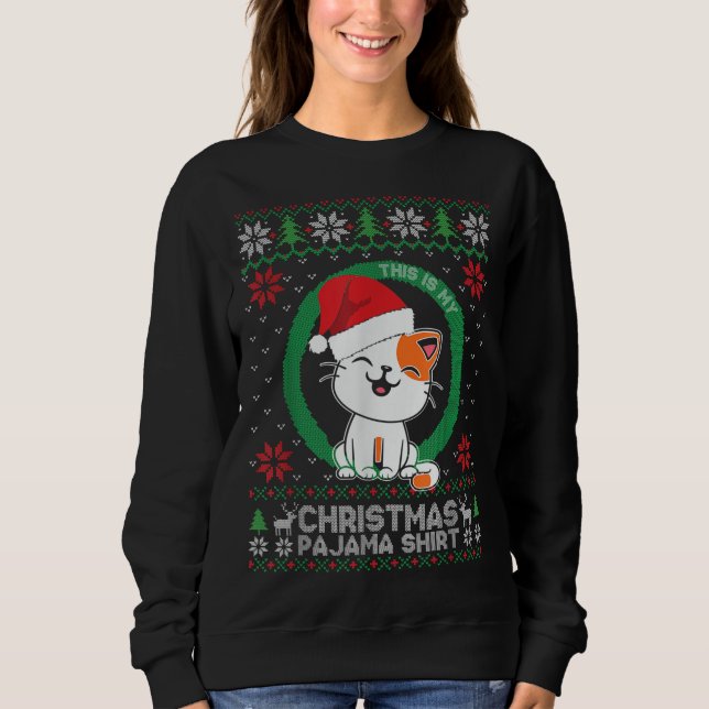 Moletom Este é o meu pijama de natal... (Frente)