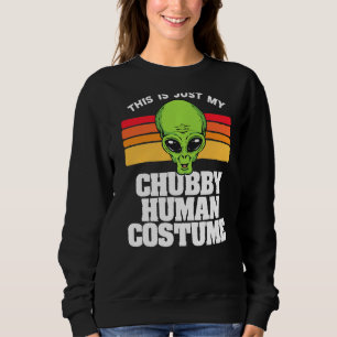 Moletom Este É Só O Meu Chubby. Figurino Humano Engraçado
