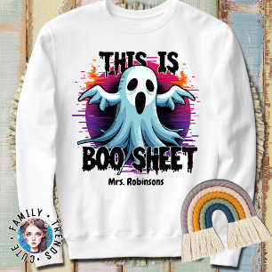 Moletom Este É Um Folheto Do Dia Das Bruxas Irritado Ghost