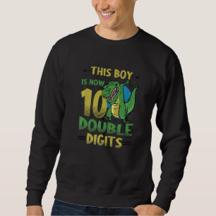 Moletom Este Menino Agora Tem 10 Dígitos Duplos Aniversári