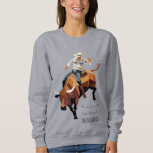 Moletom Este não é meu primeiro RODEO: Bull Rider