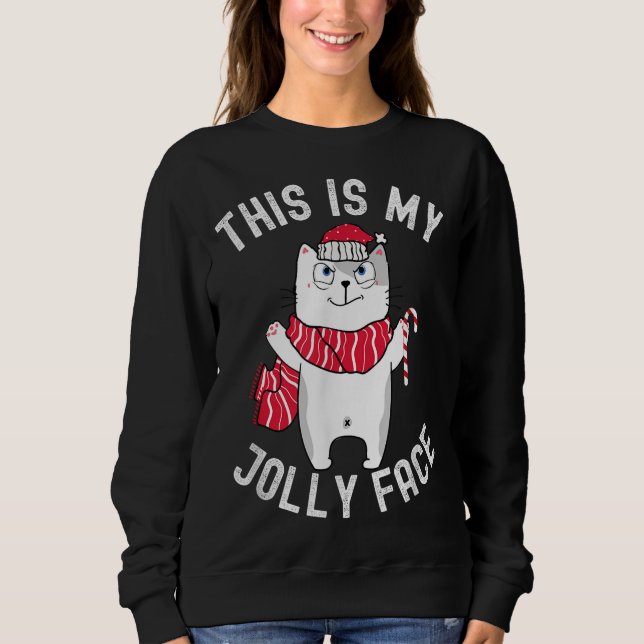 Moletom Este Natal Sarcástico É O Meu Rosto Justo (Frente)