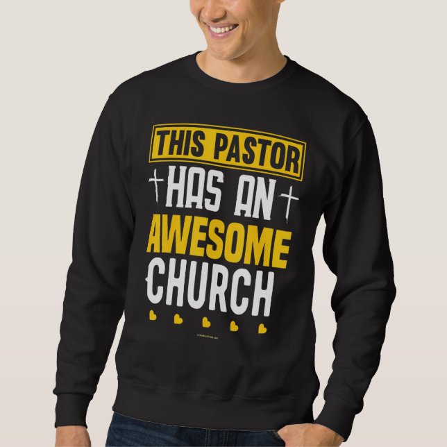 Moletom Este Pastor Tem Uma Religião Incrível (Frente)