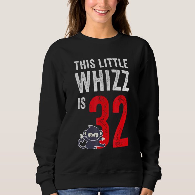 Moletom Este Pequeno Whizz Tem 32 Anos (Frente)