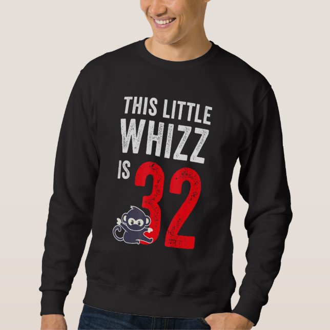 Moletom Este Pequeno Whizz Tem 32 Anos (Frente)