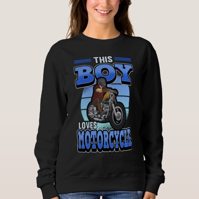 Moletom Este Rapaz Adora Motocross Quad Racing (Frente)