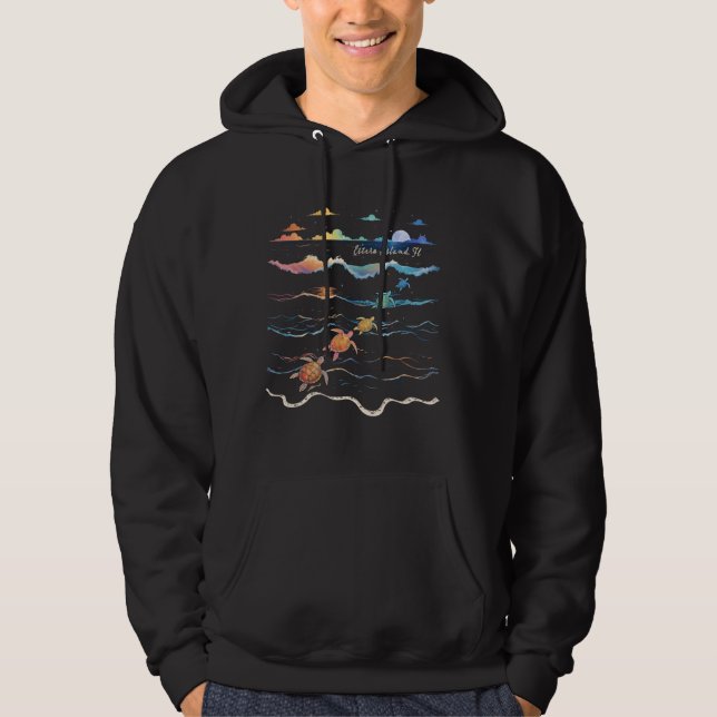 Moletom Estero Island Sea Turtle Lover Beach Vacat (Frente)