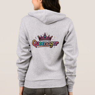 Moletom Estética Retro Queenager – Presente Divertido e Em