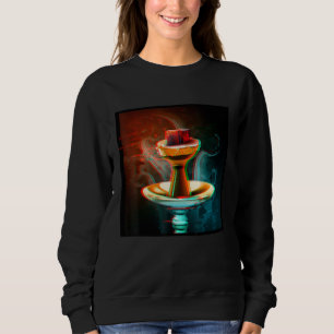 Moletom Estética Shisha Glitch Steam Hookah Vaporwave