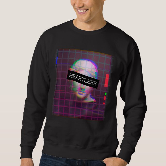 Moletom Estética Vaporwave Sem Coração David Statue Eboy E (Frente)