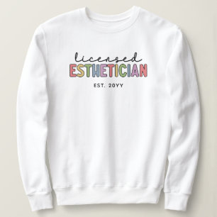 Moletom Esteticista Cosmetóloga Licenciada Personalizada