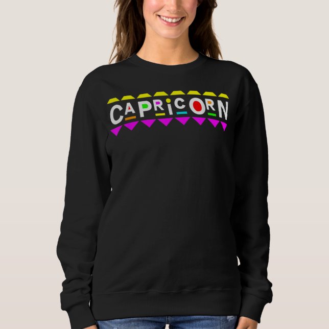 Moletom Estilo Capricórnio Zodiac 90s (Frente)