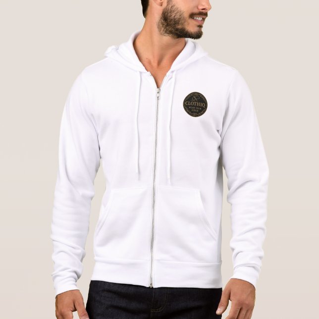Moletom Estilo de assinatura - Hoodie de logotipo mínimo (Frente)