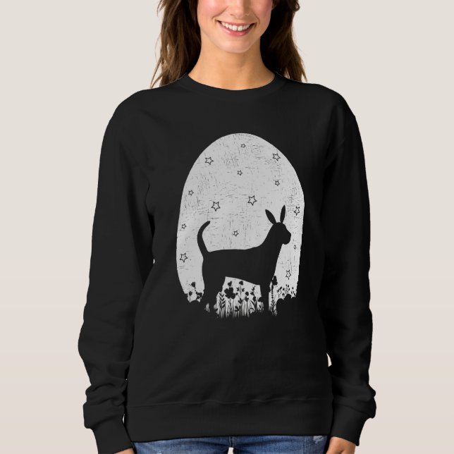 Moletom Estilo de Retrô de Ovos de Páscoa Colar Cão de Coo (Frente)