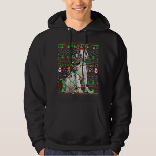Moletom Estilo de Sweater Feio Xmas Luz Grande Cachorro Da