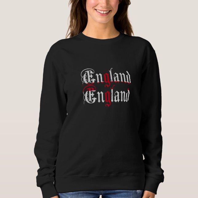 Moletom Estilo de Tipografia Clássica Inglaterra Patriótic (Frente)
