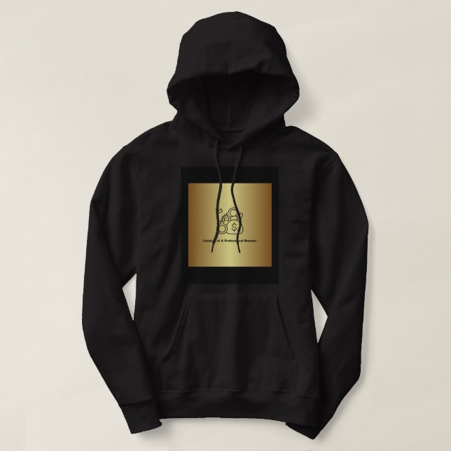 Moletom Estilo de vida de um Hoodie de reforço profissiona (Frente do Design)