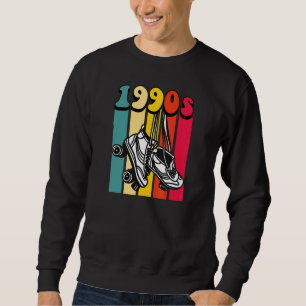 Moletom Estilo de Vintage Retroativo 1990s Hippie Disco Ro