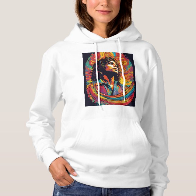 Moletom Estilo de viragem da cabeça ArtísticoHoodie Confia (Frente)