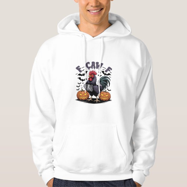 Moletom Estilo engraçado gótico de corvo humor F Caw F (Frente)